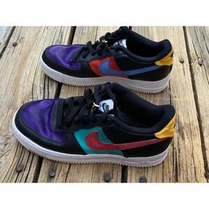 Nike Air Force 1 LV8 EMB WNBA Youth Size 7 Color Bleed Sneakers Shoes Multi Colr